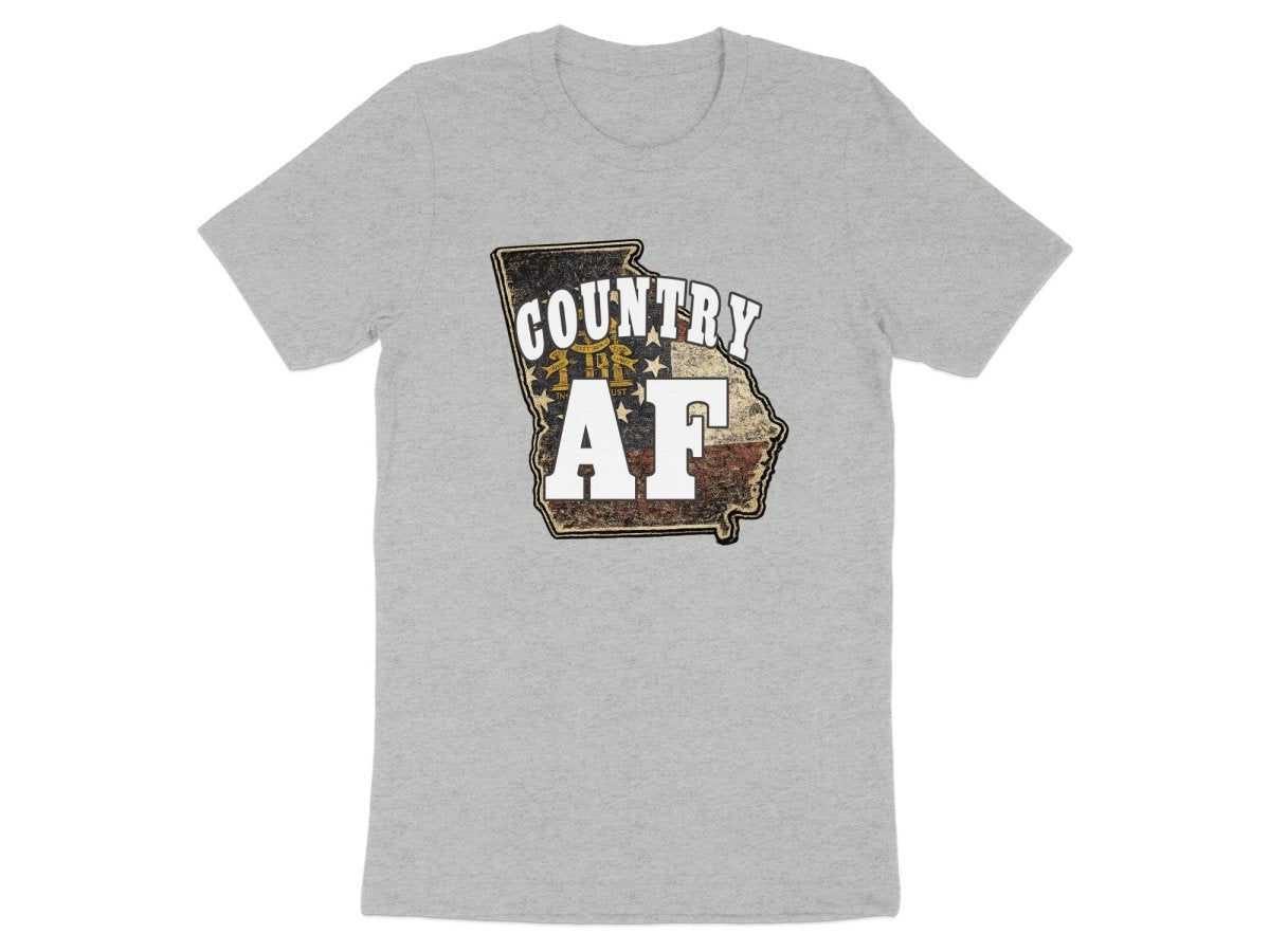 Country AF Georgia T-Shirt | Vintage Georgia Outline Graphic Tee - Anything AF