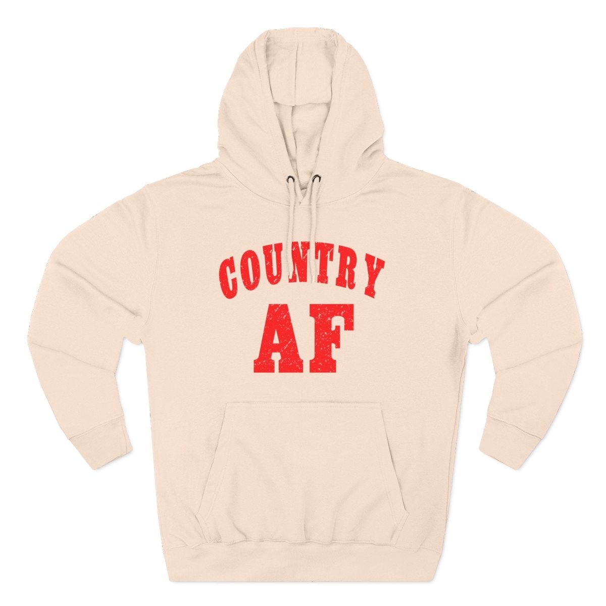 Country AF Hoodie | Country Pride Fleece Sweatshirt - Anything AF