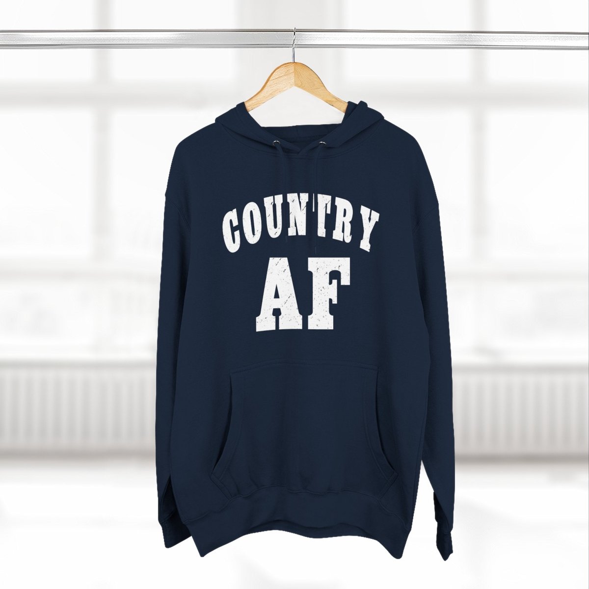 Country AF Hoodie | Country Pride Fleece Sweatshirt - Anything AF