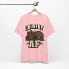 Country AF T-Shirt – Vintage Tractor | Distressed Farm Dog Graphic Tee - Anything AF