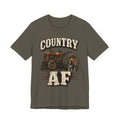 Country AF T-Shirt – Vintage Tractor | Distressed Farm Dog Graphic Tee - Anything AF