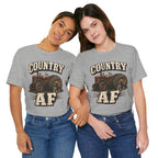 Country AF T-Shirt – Vintage Tractor | Distressed Farm Dog Graphic Tee - Anything AF