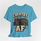 Country AF T-Shirt – Vintage Tractor | Distressed Farm Dog Graphic Tee - Anything AF