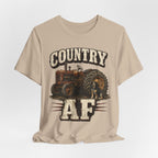 Country AF T-Shirt – Vintage Tractor | Distressed Farm Dog Graphic Tee - Anything AF