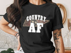 Country AF Tennessee T-Shirt | Vintage Tennessee Pride Graphic Tee - Anything AF