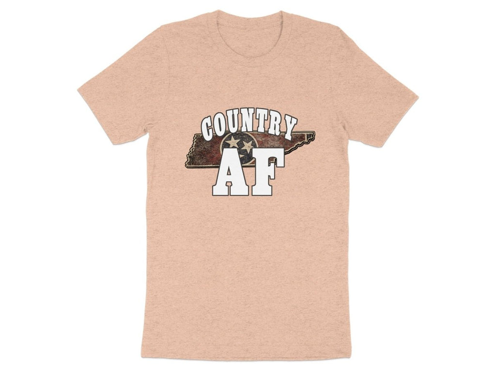 Country AF Tennessee T-Shirt | Vintage Tennessee Pride Graphic Tee - Anything AF