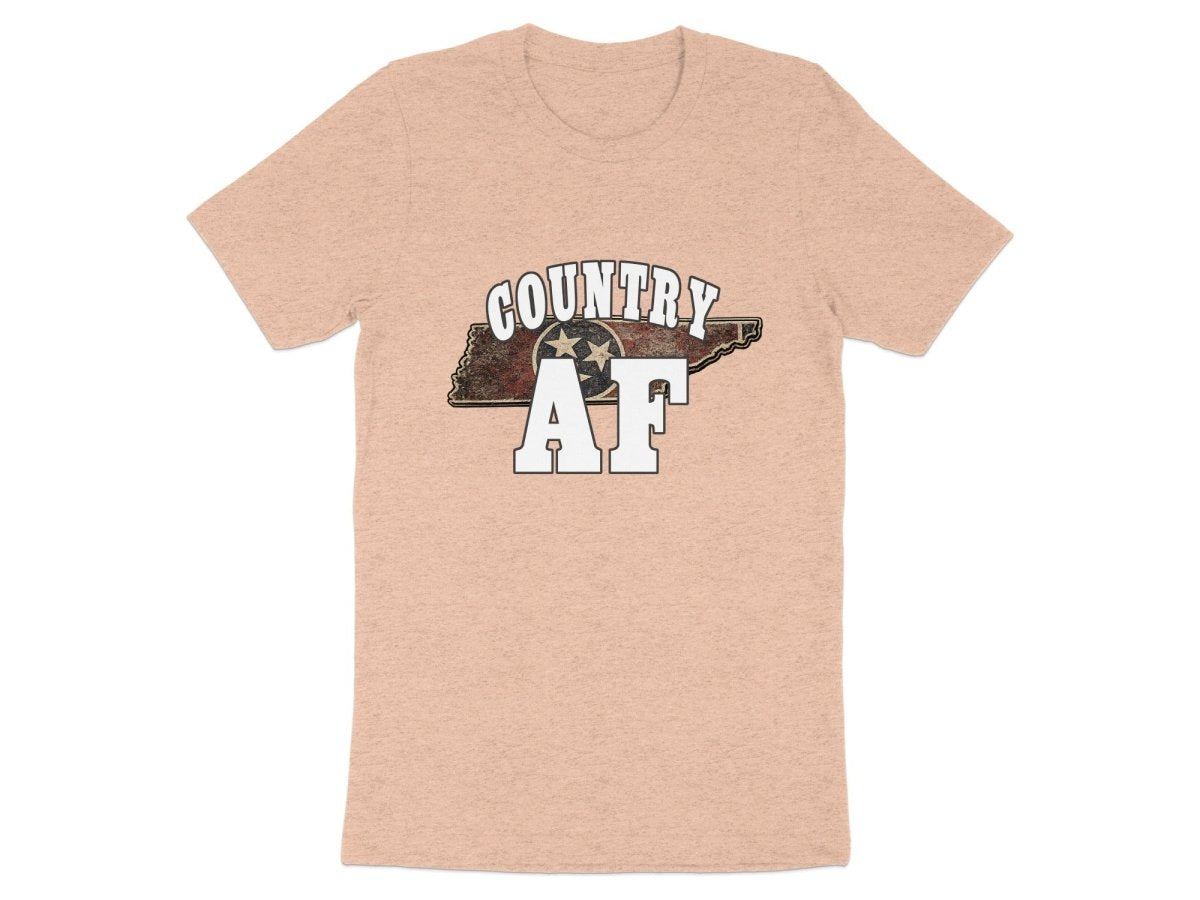 Country AF Tennessee T-Shirt | Vintage Tennessee Pride Graphic Tee - Anything AF