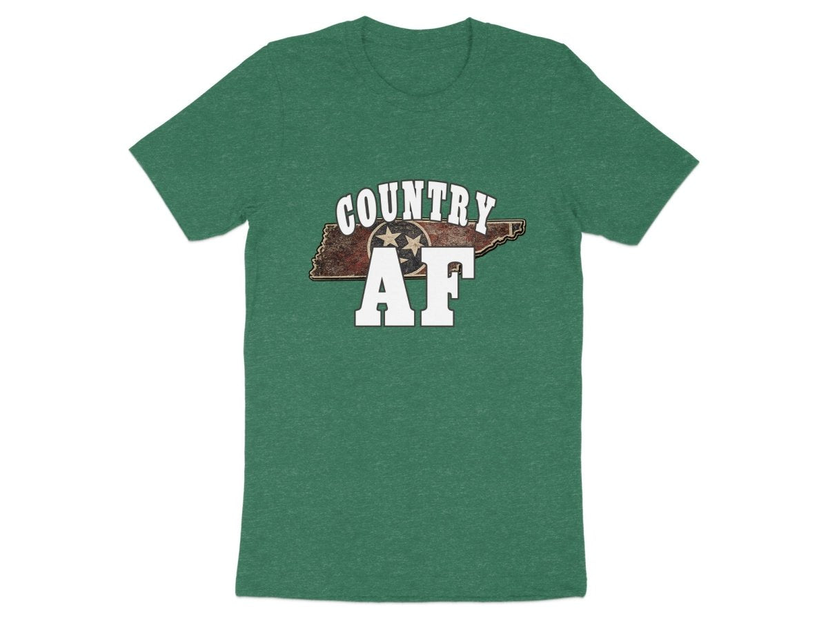 Country AF Tennessee T-Shirt | Vintage Tennessee Pride Graphic Tee - Anything AF