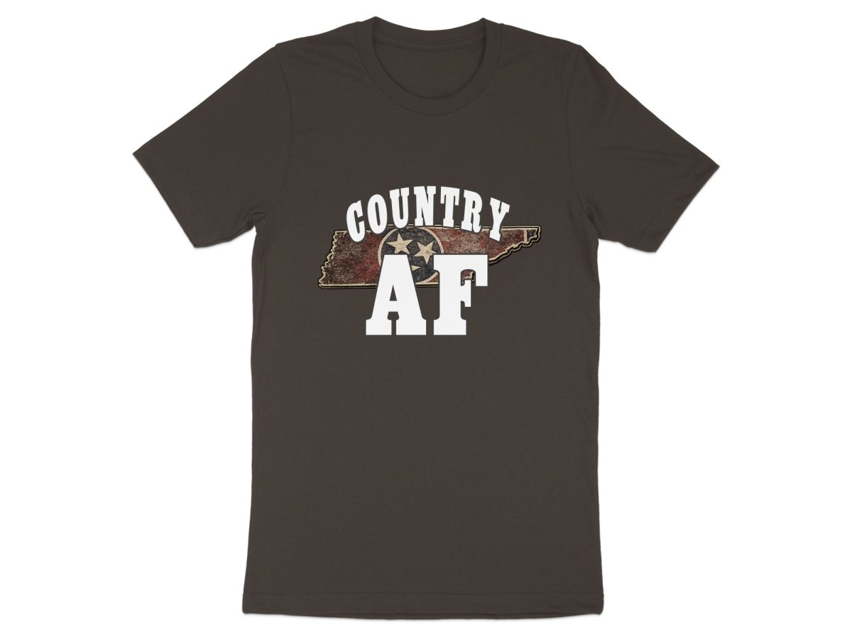 Country AF Tennessee T-Shirt | Vintage Tennessee Pride Graphic Tee - Anything AF