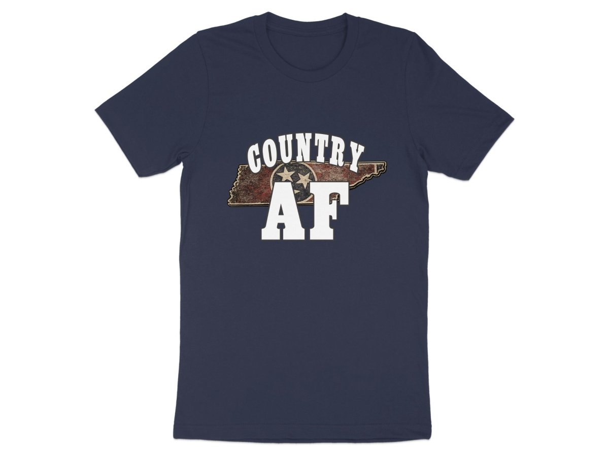 Country AF Tennessee T-Shirt | Vintage Tennessee Pride Graphic Tee - Anything AF