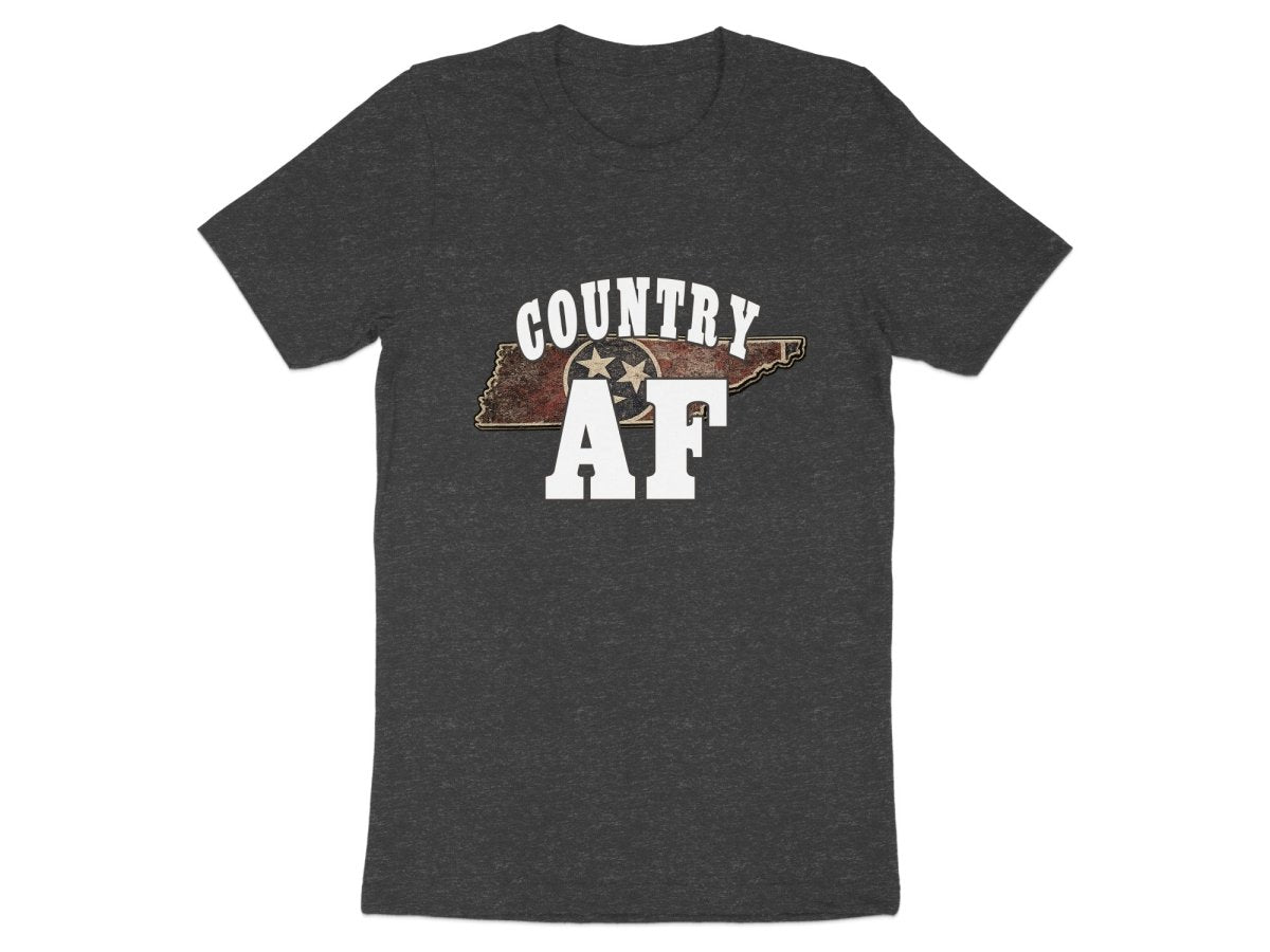 Country AF Tennessee T-Shirt | Vintage Tennessee Pride Graphic Tee - Anything AF