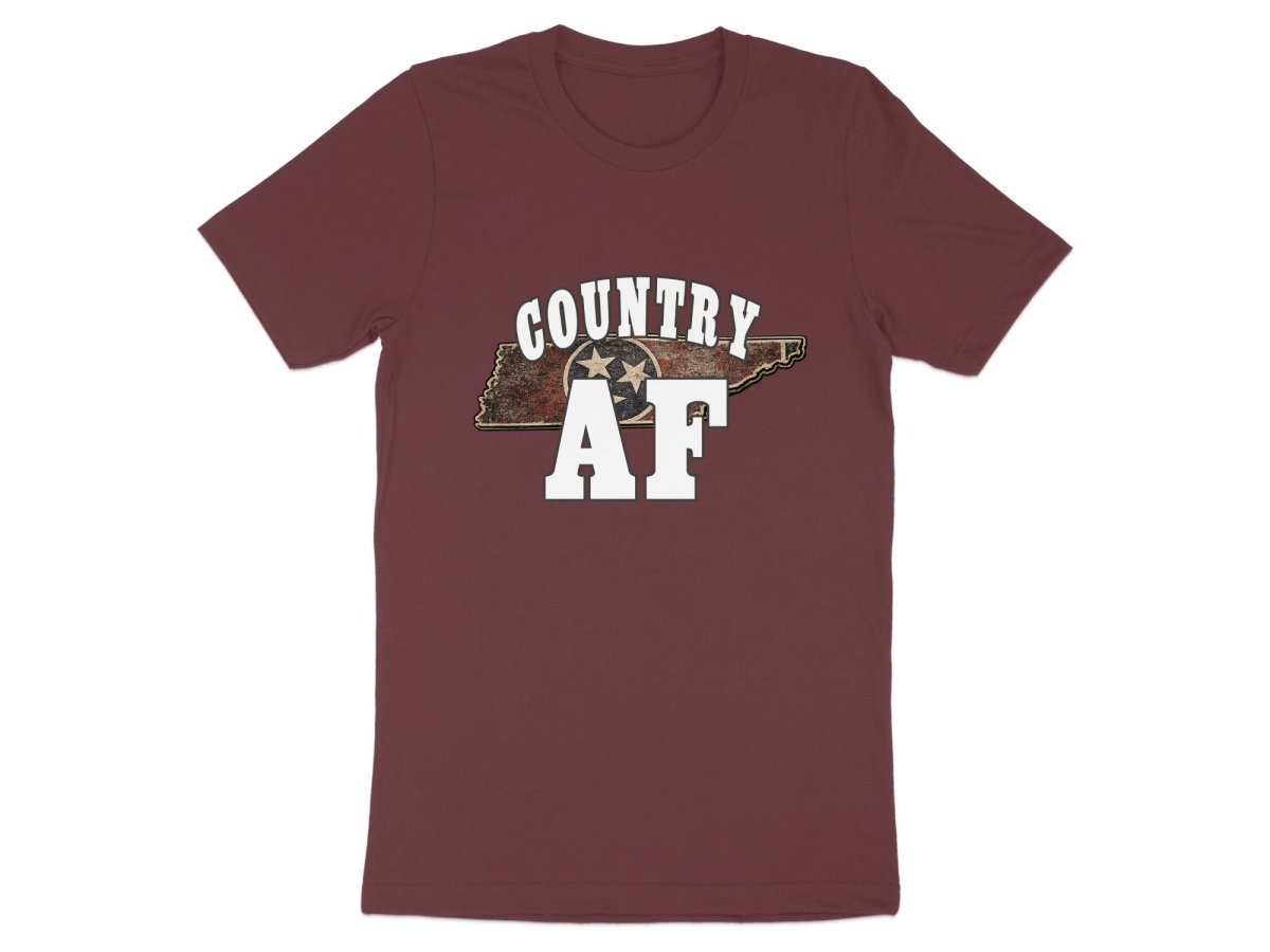 Country AF Tennessee T-Shirt | Vintage Tennessee Pride Graphic Tee - Anything AF
