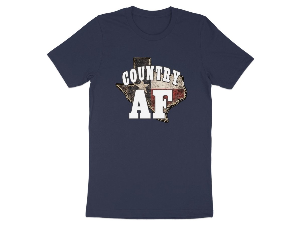 Country AF Texas Flag T-Shirt | Distressed Flag Graphic Tee - Anything AF