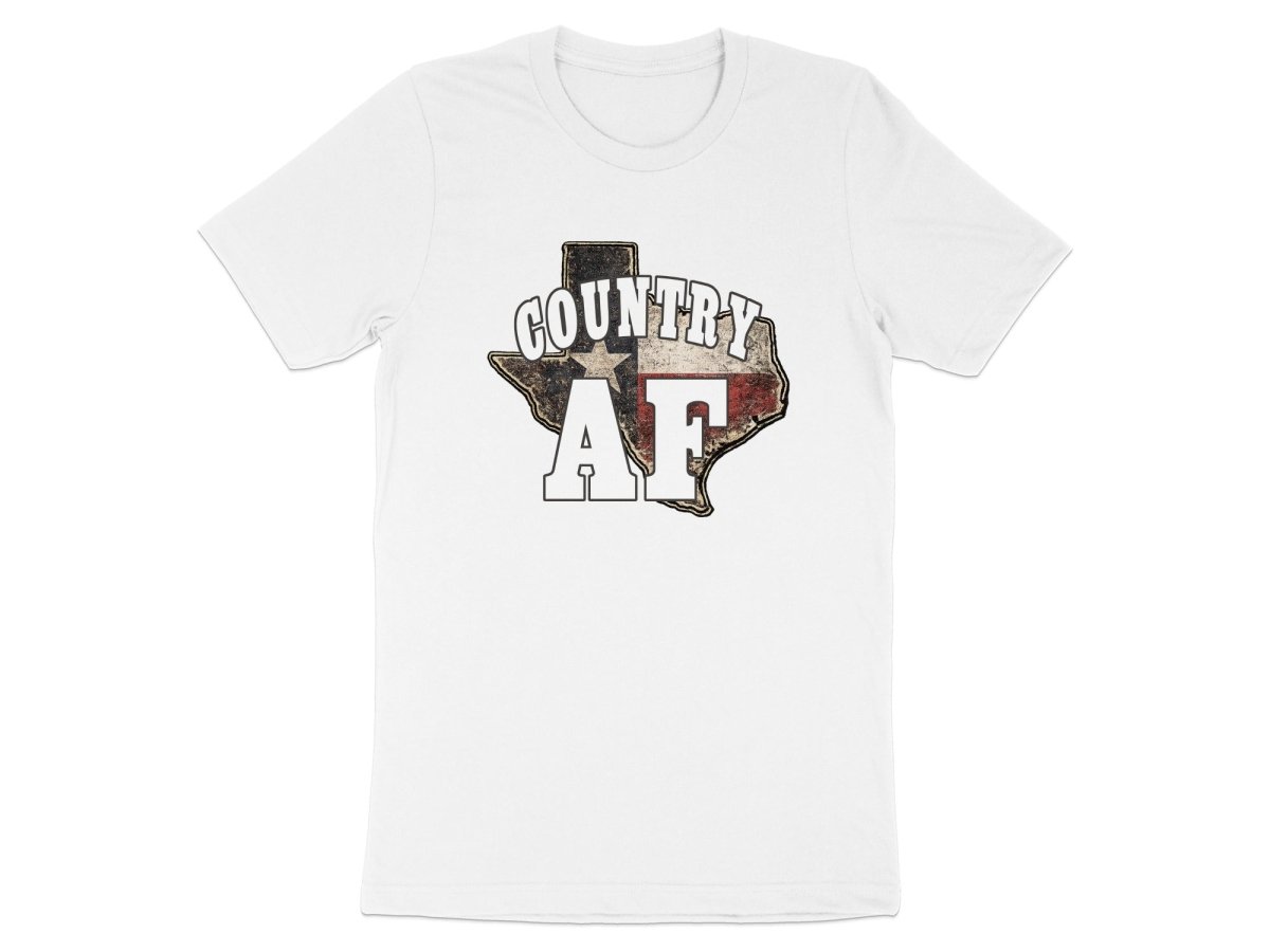 Country AF Texas Flag T-Shirt | Distressed Flag Graphic Tee - Anything AF