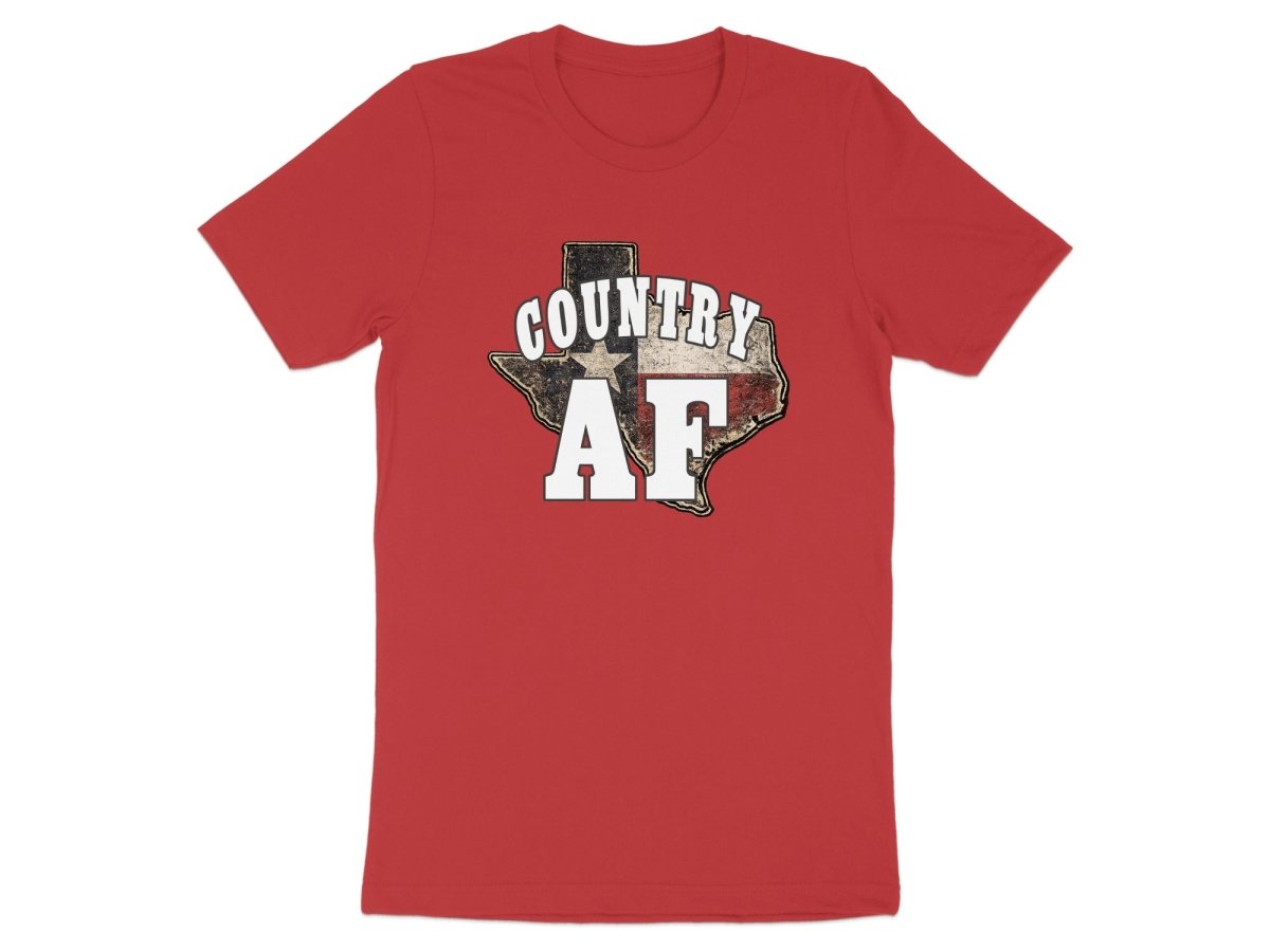 Country AF Texas Flag T-Shirt | Distressed Flag Graphic Tee - Anything AF