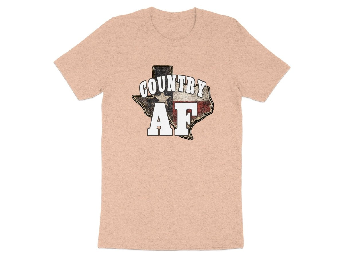 Country AF Texas Flag T-Shirt | Distressed Flag Graphic Tee - Anything AF