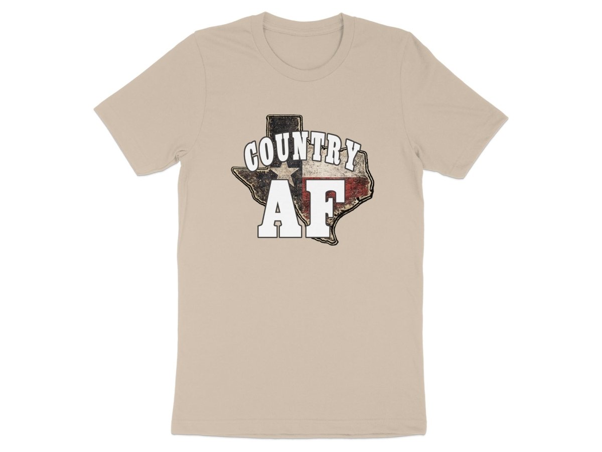 Country AF Texas Flag T-Shirt | Distressed Flag Graphic Tee - Anything AF