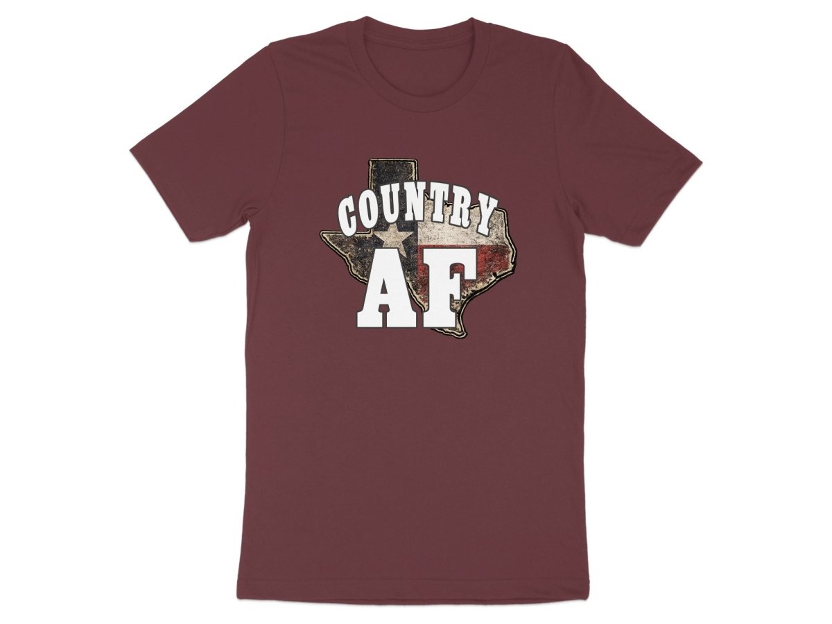 Country AF Texas Flag T-Shirt | Distressed Flag Graphic Tee - Anything AF