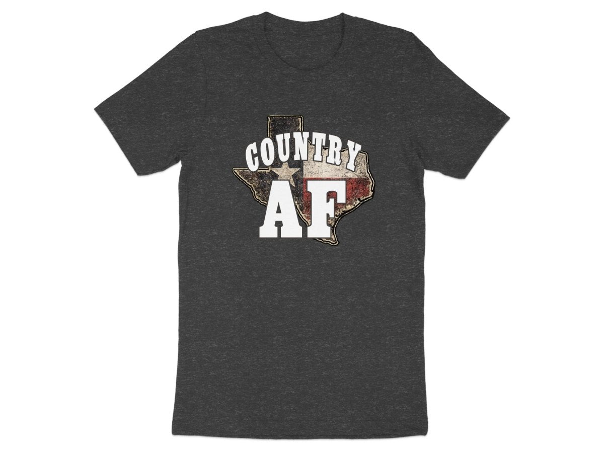 Country AF Texas Flag T-Shirt | Distressed Flag Graphic Tee - Anything AF