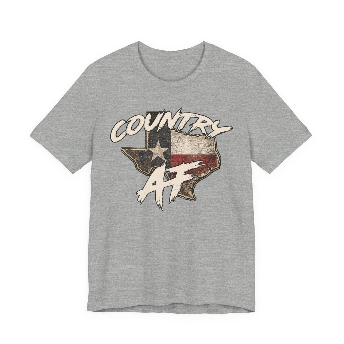 Country AF Texas T-Shirt | Vintage Texas Flag Graphic Tee - Anything AF