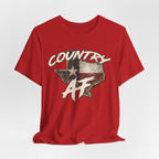 Country AF Texas T-Shirt | Vintage Texas Flag Graphic Tee - Anything AF