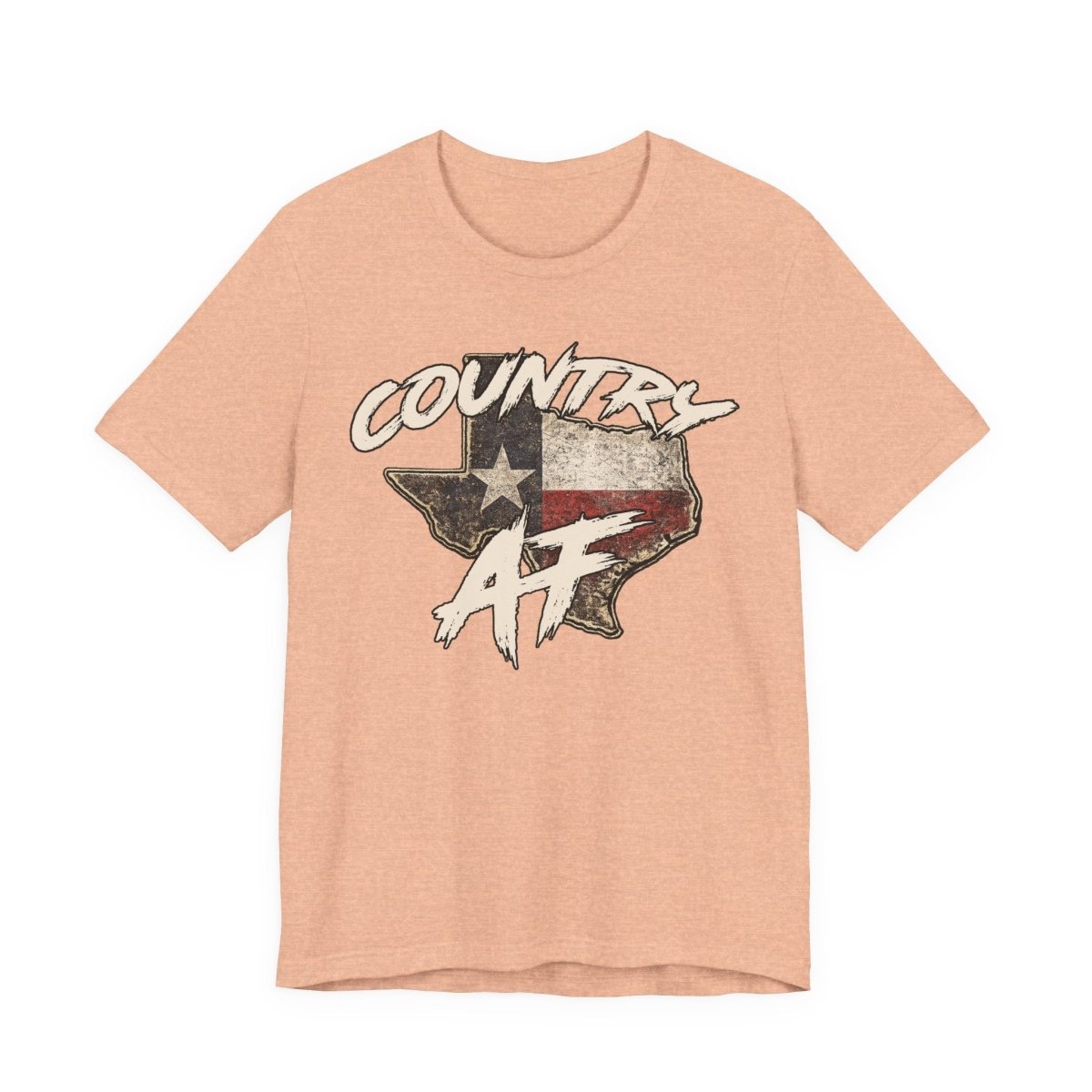 Country AF Texas T-Shirt | Vintage Texas Flag Graphic Tee - Anything AF