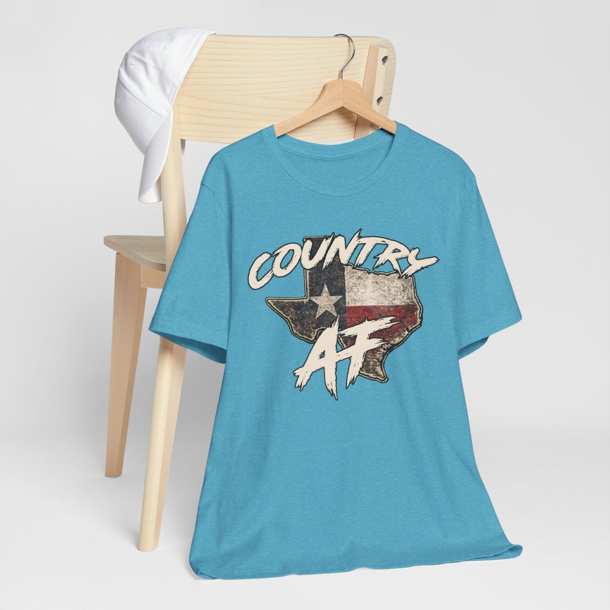 Country AF Texas T-Shirt | Vintage Texas Flag Graphic Tee - Anything AF
