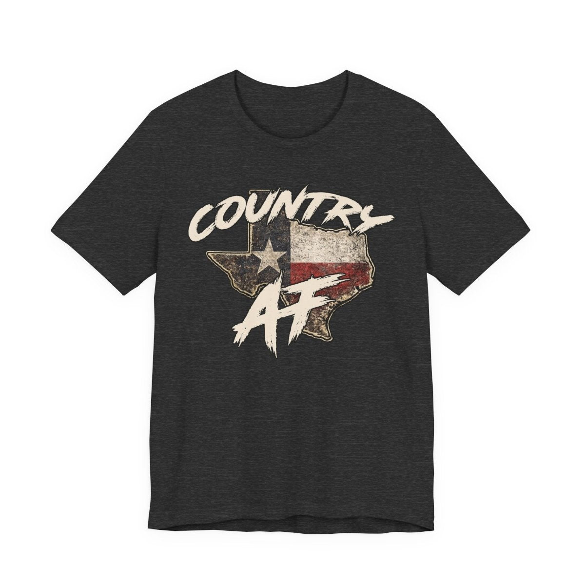 Country AF Texas T-Shirt | Vintage Texas Flag Graphic Tee - Anything AF