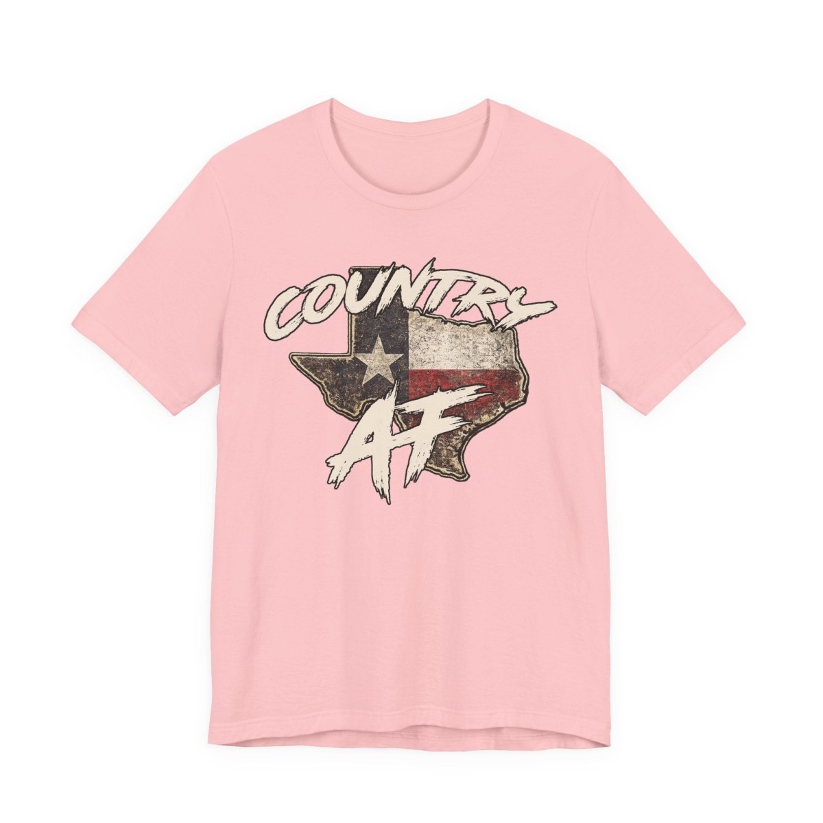Country AF Texas T-Shirt | Vintage Texas Flag Graphic Tee - Anything AF