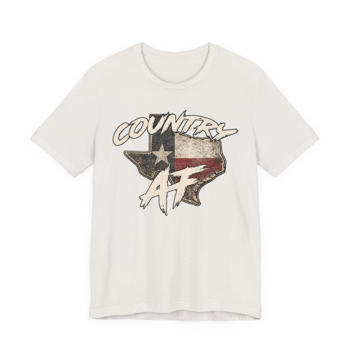 Country AF Texas T-Shirt | Vintage Texas Flag Graphic Tee - Anything AF