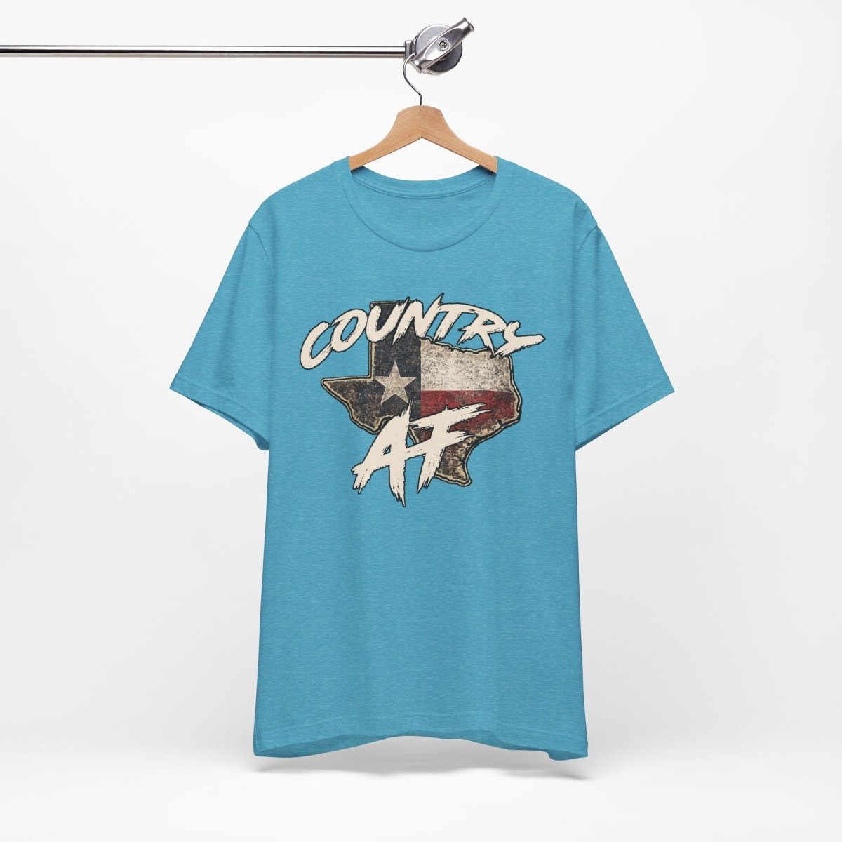 Country AF Texas T-Shirt | Vintage Texas Flag Graphic Tee - Anything AF