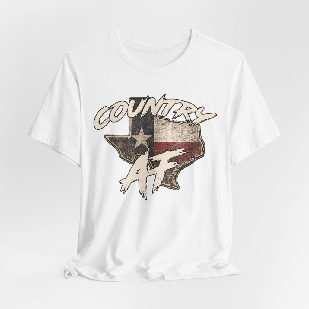 Country AF Texas T-Shirt | Vintage Texas Flag Graphic Tee - Anything AF