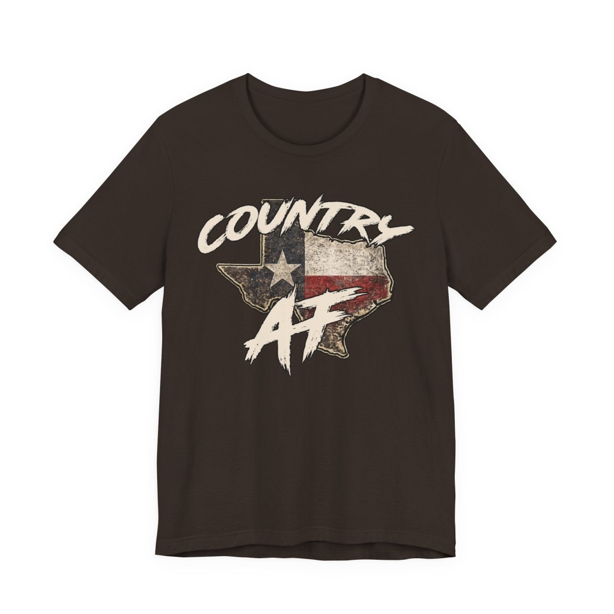 Country AF Texas T-Shirt | Vintage Texas Flag Graphic Tee - Anything AF