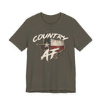 Country AF Texas T-Shirt | Vintage Texas Flag Graphic Tee - Anything AF