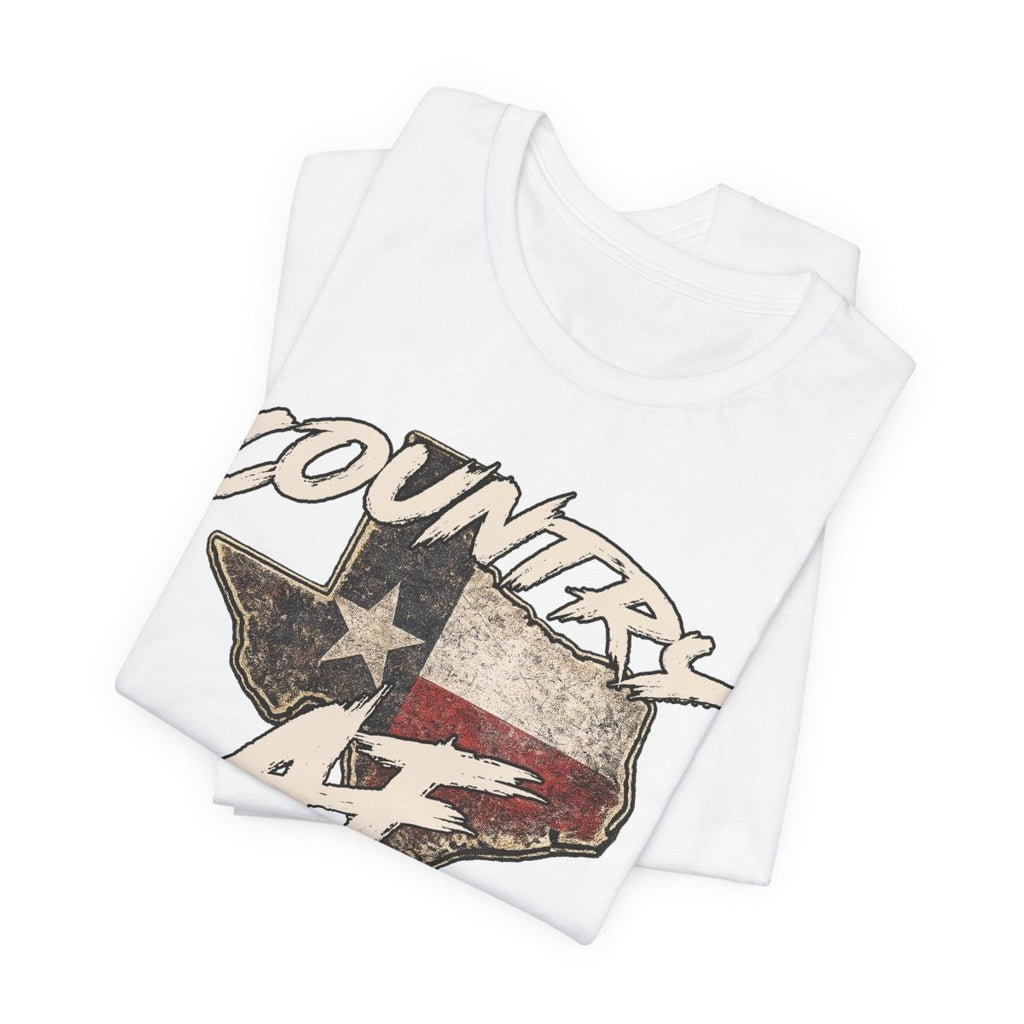 Country AF Texas T-Shirt | Vintage Texas Flag Graphic Tee - Anything AF