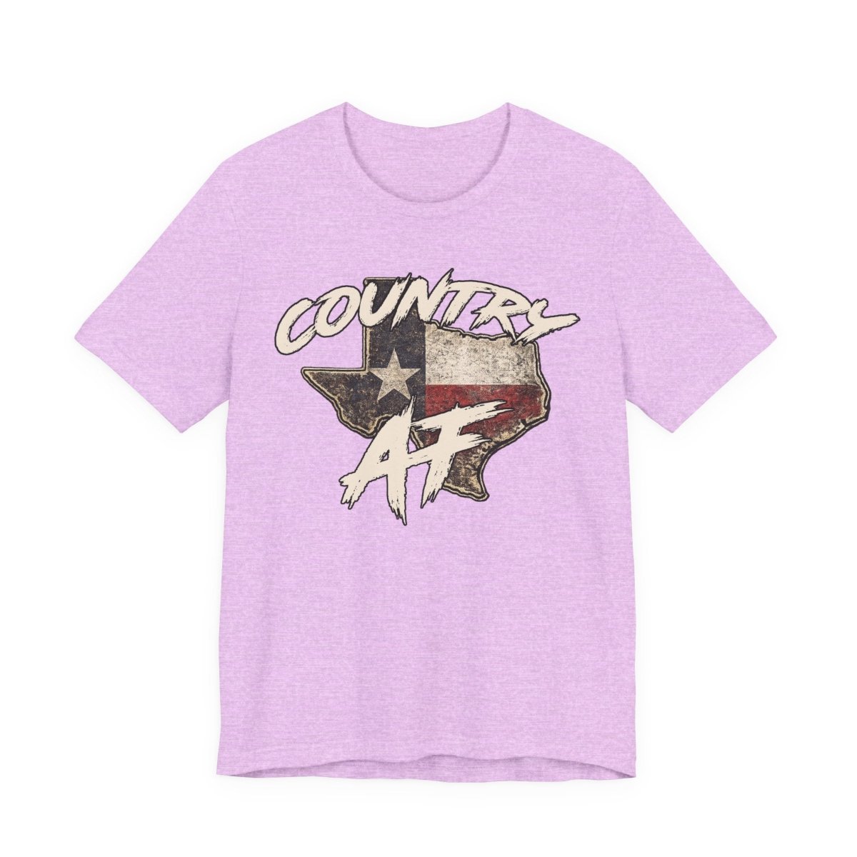 Country AF Texas T-Shirt | Vintage Texas Flag Graphic Tee - Anything AF