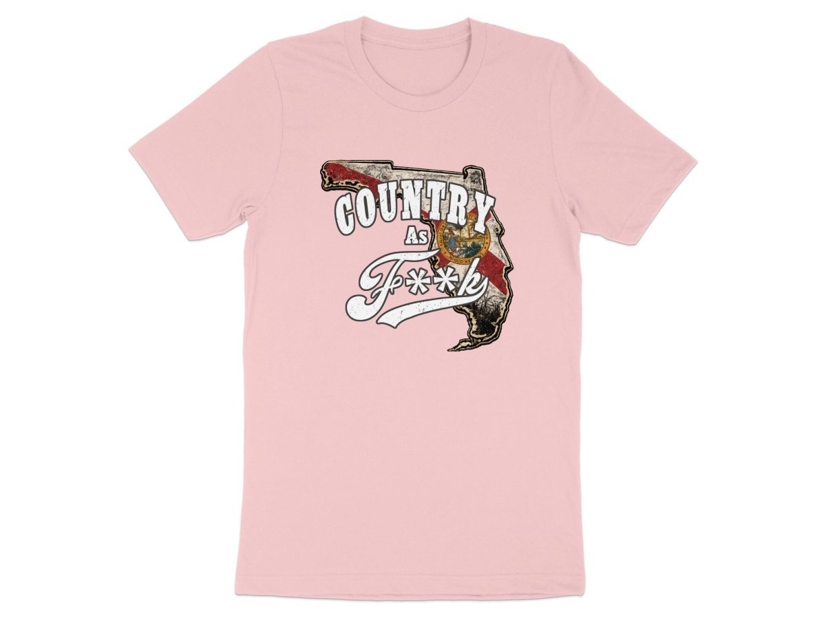 Country As F**K Florida T-Shirt | Vintage Florida Pride Graphic Tee - Anything AF