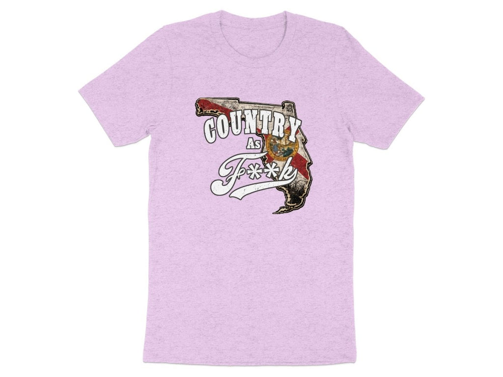 Country As F**K Florida T-Shirt | Vintage Florida Pride Graphic Tee - Anything AF