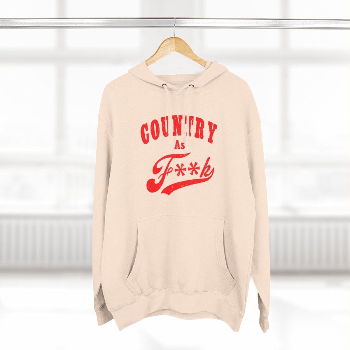 Country As F**K Hoodie | Country Pride Fleece Sweatshirt - Anything AF