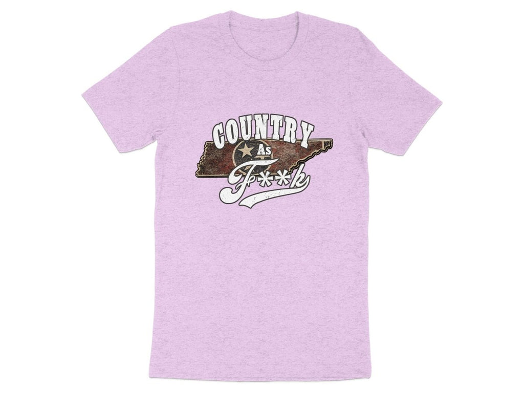 Country As F**K Tennessee T-Shirt | Vintage Tennessee Pride Graphic Tee - Anything AF