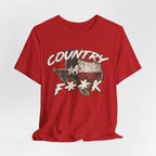 Country As F**K Texas T-Shirt | Vintage Texas Flag Graphic Tee - Anything AF