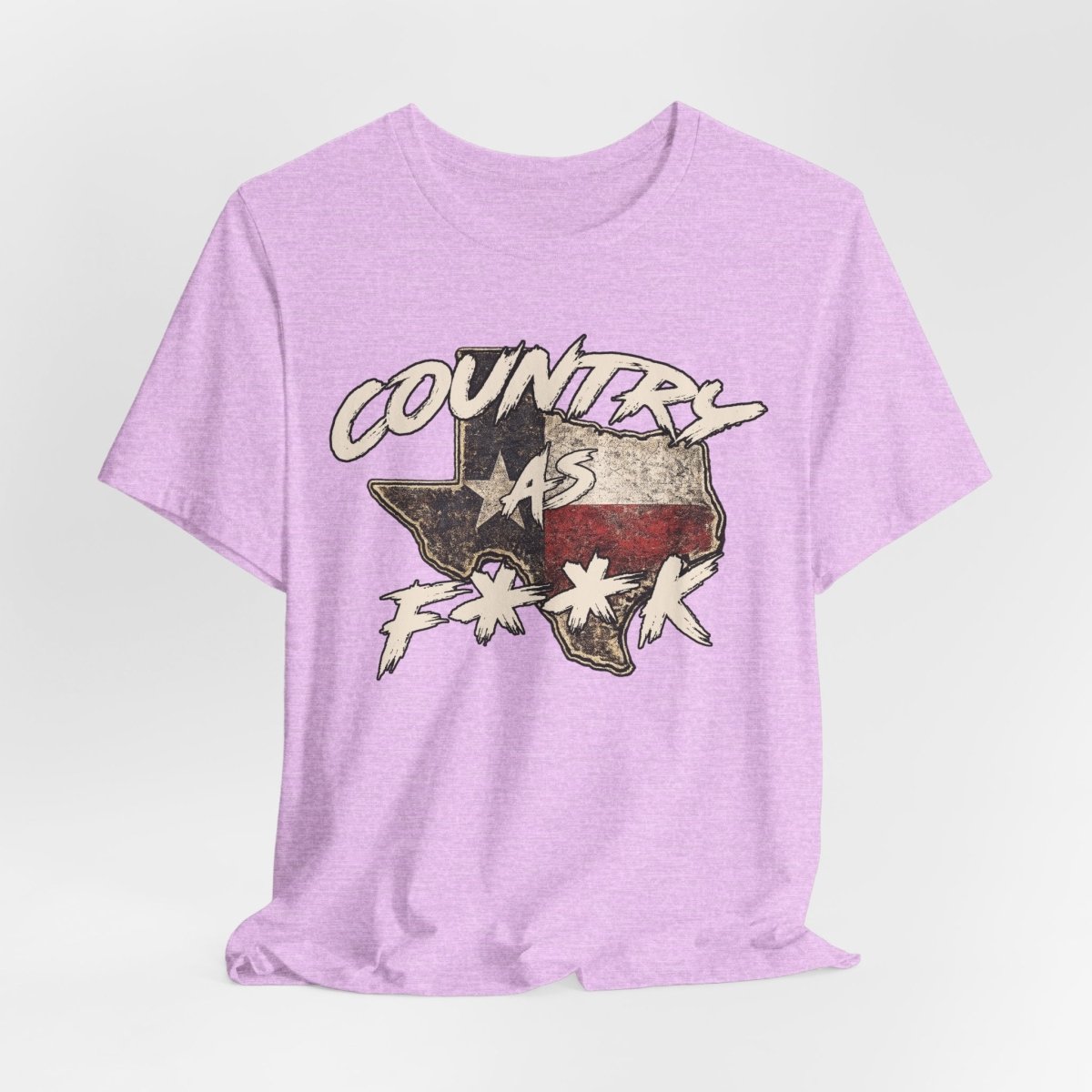 Country As F**K Texas T-Shirt | Vintage Texas Flag Graphic Tee - Anything AF