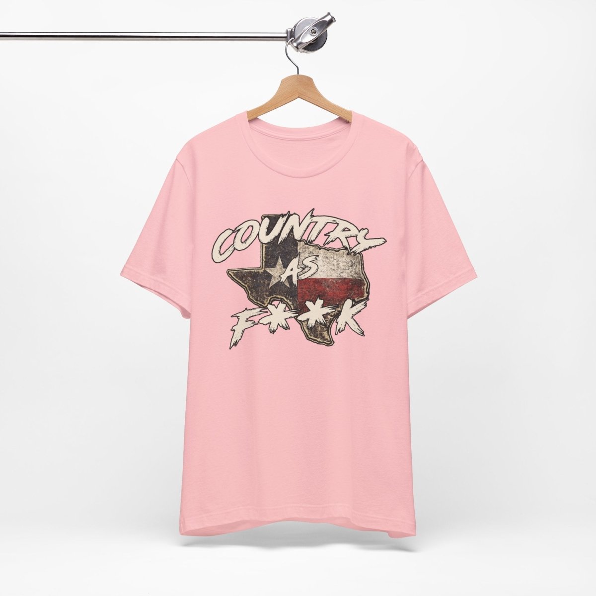 Country As F**K Texas T-Shirt | Vintage Texas Flag Graphic Tee - Anything AF