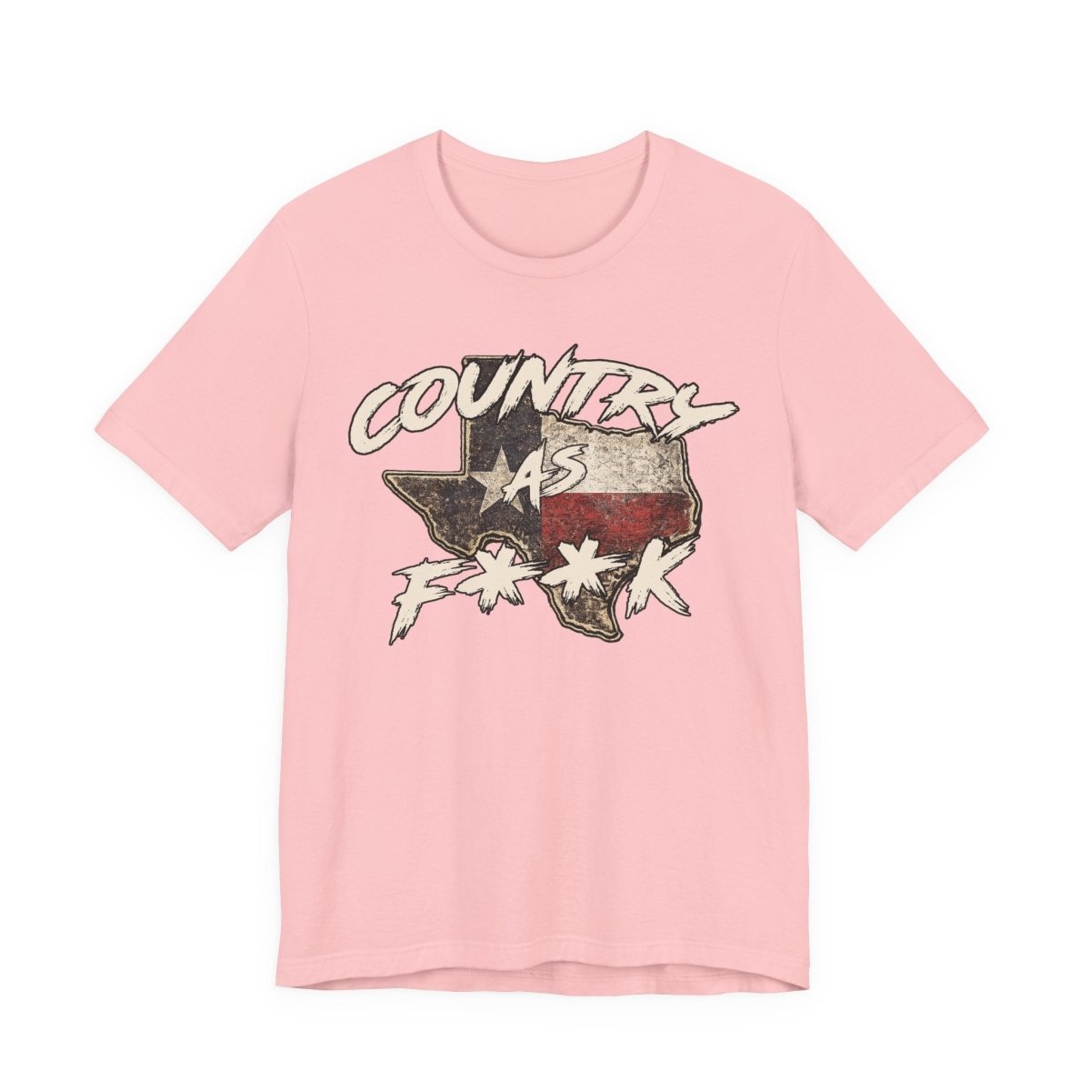Country As F**K Texas T-Shirt | Vintage Texas Flag Graphic Tee - Anything AF