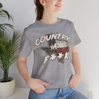 Country As F**K Texas T-Shirt | Vintage Texas Flag Graphic Tee - Anything AF