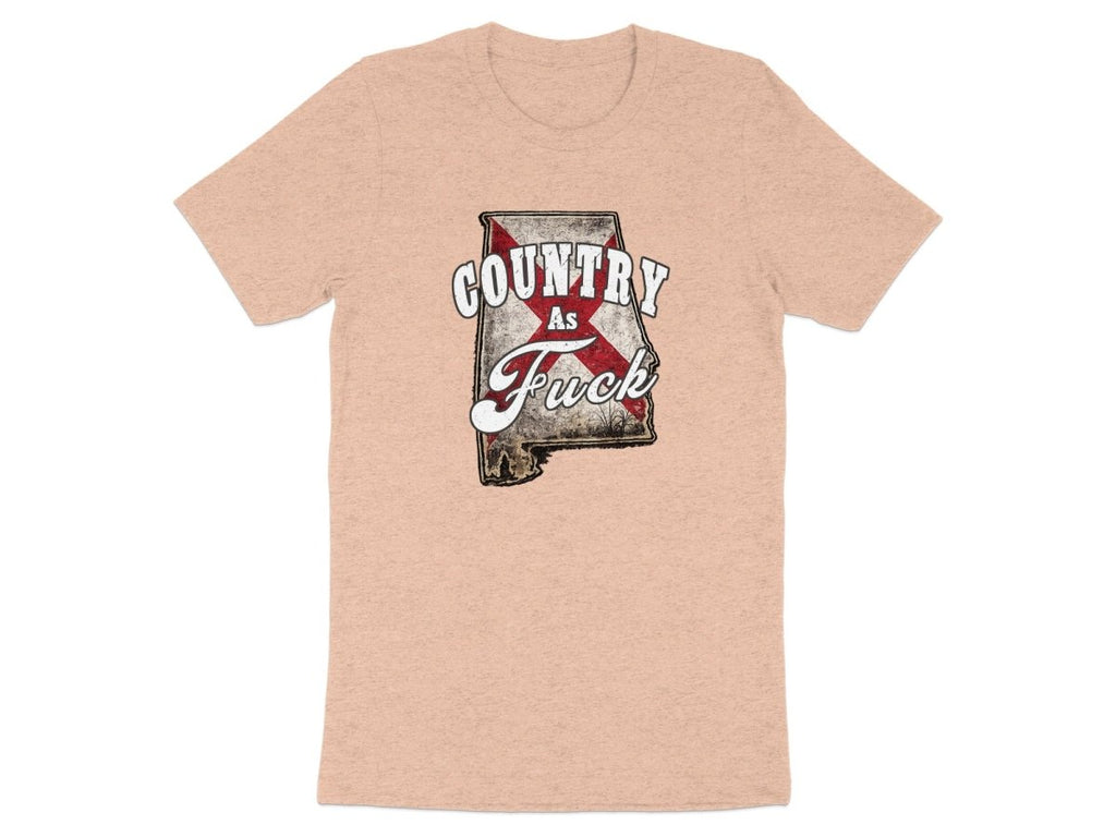 Country As Fuck Alabama T-Shirt | Vintage Alabama Pride Graphic Tee - Anything AF