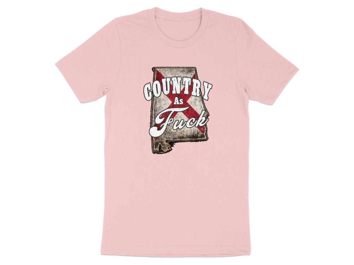 Country As Fuck Alabama T-Shirt | Vintage Alabama Pride Graphic Tee - Anything AF