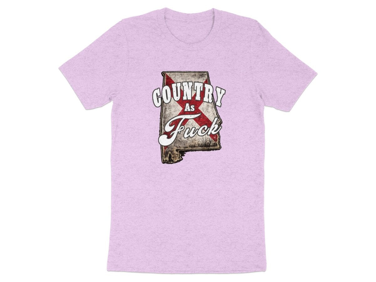 Country As Fuck Alabama T-Shirt | Vintage Alabama Pride Graphic Tee - Anything AF
