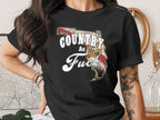 Country As Fuck Florida T-Shirt | Vintage Florida Pride Graphic Tee - Anything AF