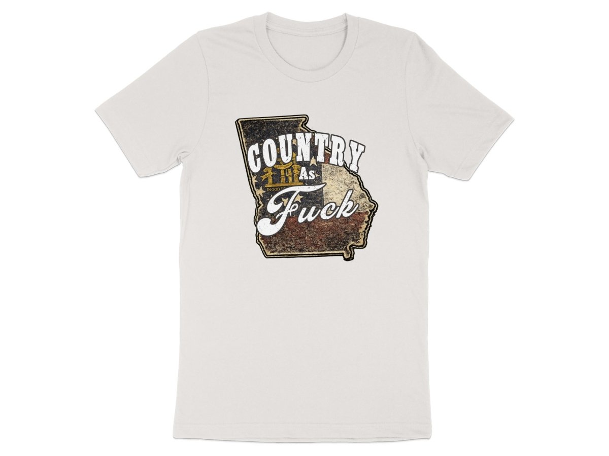 Country As Fuck Georgia T-Shirt | Vintage Georgia Pride Graphic Tee - Anything AF